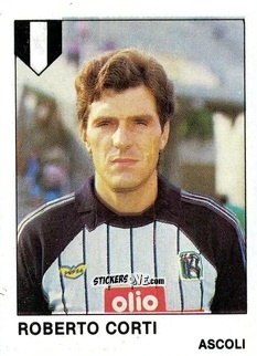 Figurina Roberto Corti - Calcio Flash 1985 n. 7 - Edizioni Flash