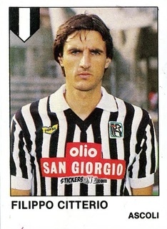 Sticker Filippo Citterio - Calcio Flash 1985 n. 10 - Edizioni Flash