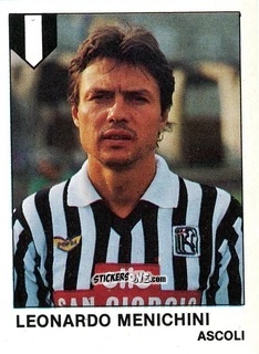Sticker Leonardo Menichini - Calcio Flash 1985 n. 11 - Edizioni Flash