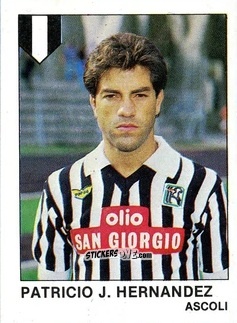 Sticker Patricio J. Hernandez - Calcio Flash 1985 n. 17 - Edizioni Flash