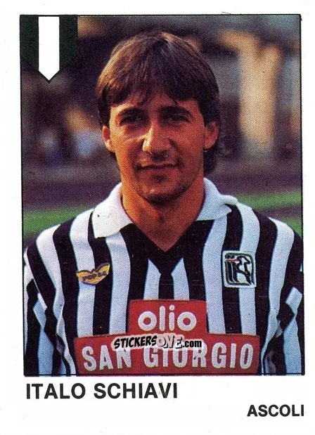 Cromo Italo Schiavi - Calcio Flash 1985 n. 20 - Edizioni Flash