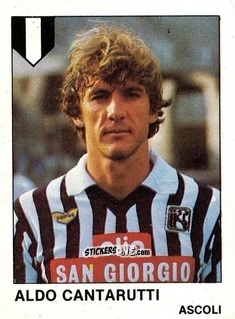 Cromo Aldo Cantarutti - Calcio Flash 1985 n. 21 - Edizioni Flash