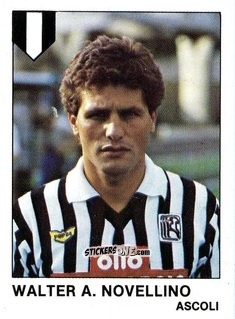 Cromo Walter A. Novellino - Calcio Flash 1985 n. 22 - Edizioni Flash