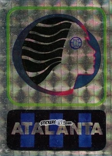 Sticker Scudetto Atalanta - Calcio Flash 1985 n. SC4 - Edizioni Flash
