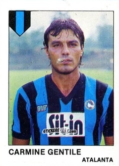 Sticker Carmine Gentile - Calcio Flash 1985 n. 30 - Edizioni Flash