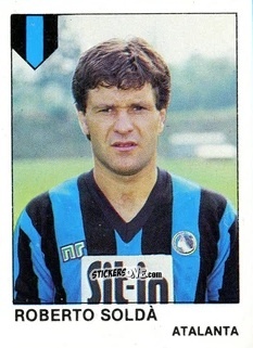 Figurina Roberto Soldà - Calcio Flash 1985 n. 31 - Edizioni Flash