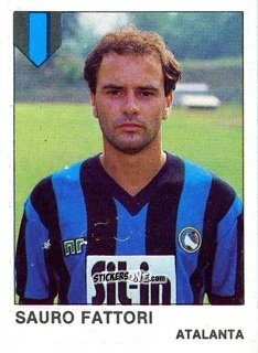 Sticker Sauro Fattori - Calcio Flash 1985 n. 42 - Edizioni Flash