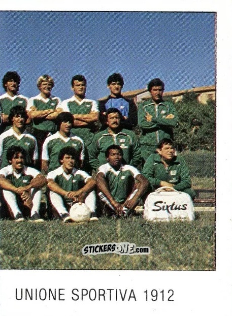 Cromo Squadra Avellino (puzzle 2) - Calcio Flash 1985 n. 44 - Edizioni Flash