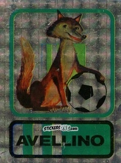 Cromo Scudetto Avellino - Calcio Flash 1985 n. SC5 - Edizioni Flash