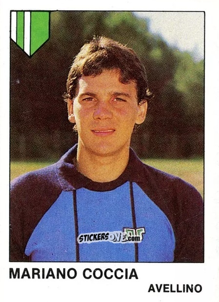 Cromo Mariano Coccia - Calcio Flash 1985 n. 46 - Edizioni Flash