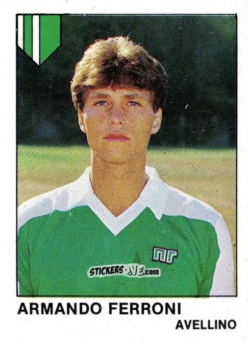 Cromo Armando Ferroni - Calcio Flash 1985 n. 49 - Edizioni Flash