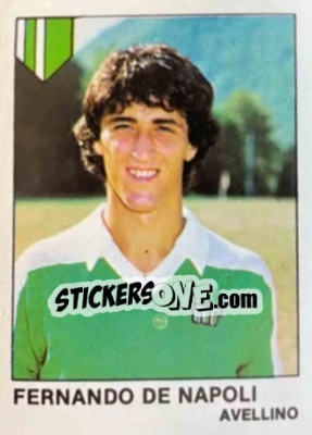 Cromo Fernando De Napoli - Calcio Flash 1985 n. 55 - Edizioni Flash