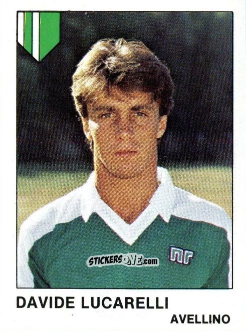 Cromo Davide Lucarelli - Calcio Flash 1985 n. 57 - Edizioni Flash