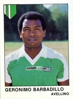 Sticker Geronimo Barbadillo - Calcio Flash 1985 n. 59 - Edizioni Flash
