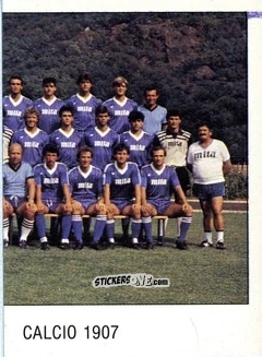 Figurina Squadra Como (puzzle 2) - Calcio Flash 1985 n. 63 - Edizioni Flash