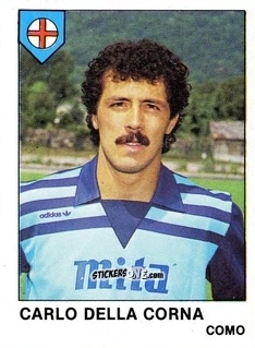 Sticker Carlo Della Corna - Calcio Flash 1985 n. 65 - Edizioni Flash