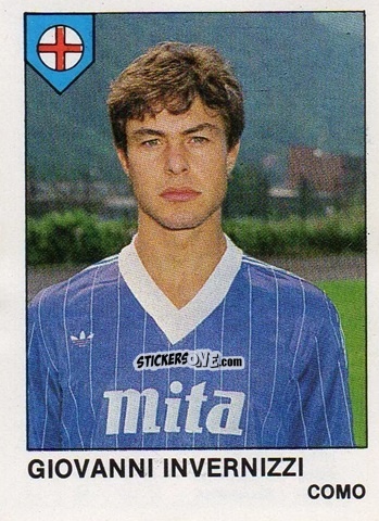 Figurina Giovanni Invernizzi - Calcio Flash 1985 n. 70 - Edizioni Flash