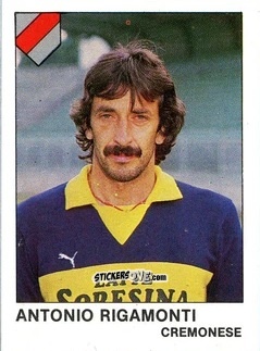 Cromo Antonio Rigamonti - Calcio Flash 1985 n. 84 - Edizioni Flash