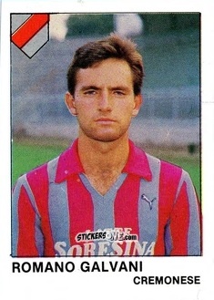 Sticker Romano Galvani - Calcio Flash 1985 n. 85 - Edizioni Flash