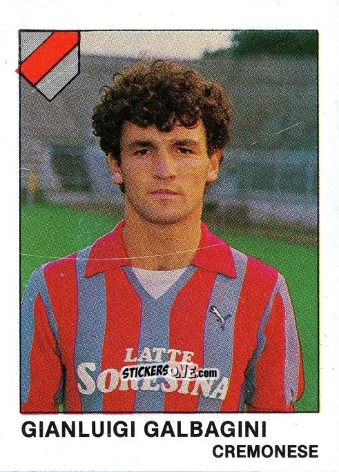 Cromo Gianluigi Galbagini - Calcio Flash 1985 n. 86 - Edizioni Flash