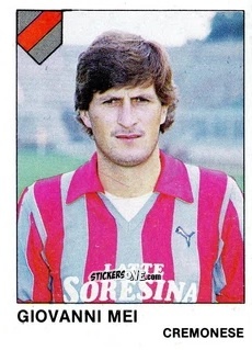 Figurina Giovanni Mei - Calcio Flash 1985 n. 91 - Edizioni Flash