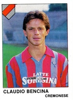 Cromo Claudio Bencina - Calcio Flash 1985 n. 93 - Edizioni Flash
