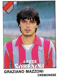 Sticker Graziano Mazzoni - Calcio Flash 1985 n. 95 - Edizioni Flash