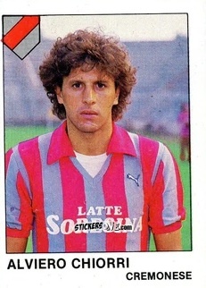 Sticker Alviero Chiorri - Calcio Flash 1985 n. 99 - Edizioni Flash