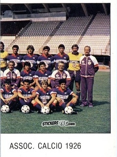 Sticker Squadra Fiorentina (puzzle 2) - Calcio Flash 1985 n. 101 - Edizioni Flash