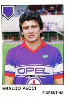 Cromo Eraldo Pecci - Calcio Flash 1985 n. 110 - Edizioni Flash