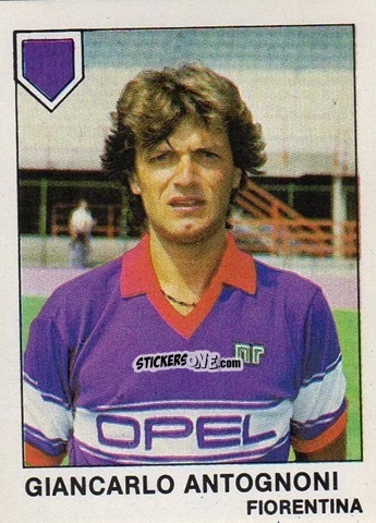 Figurina Giancarlo Antognoni - Calcio Flash 1985 n. 113 - Edizioni Flash