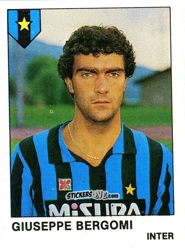 Cromo Giuseppe Bergomi - Calcio Flash 1985 n. 123 - Edizioni Flash