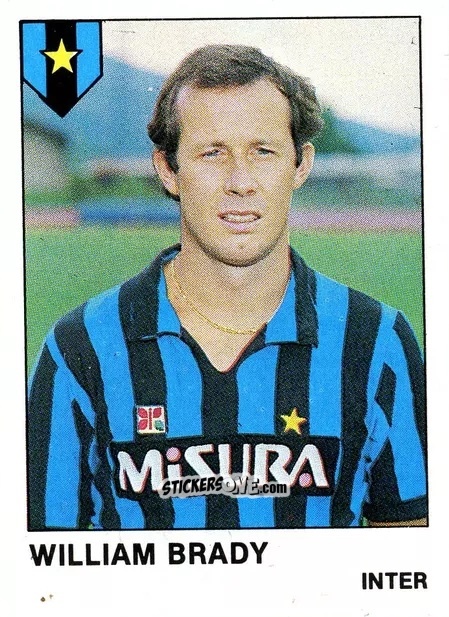 Sticker William Brady - Calcio Flash 1985 n. 131 - Edizioni Flash