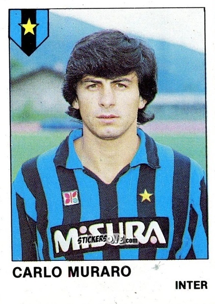 Figurina Carlo Muraro - Calcio Flash 1985 n. 136 - Edizioni Flash