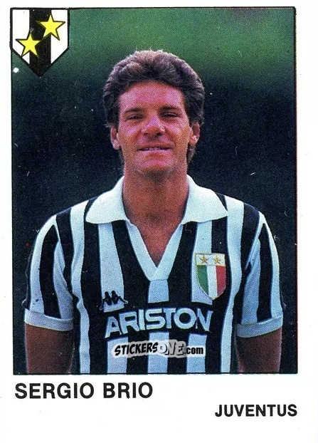 Figurina Sergio Brio - Calcio Flash 1985 n. 142 - Edizioni Flash