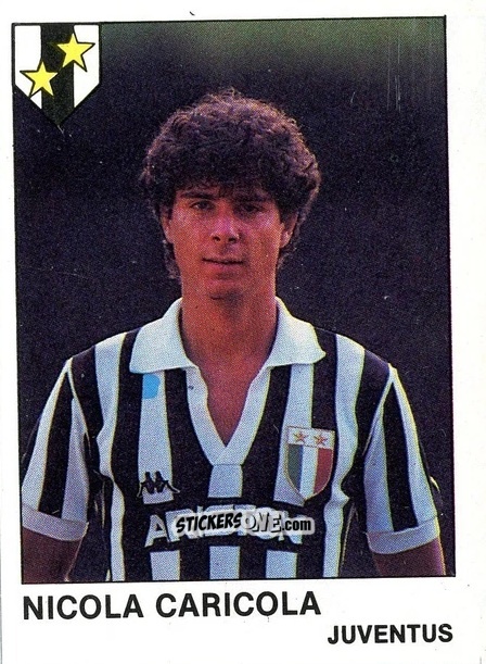 Cromo Nicola Caricola - Calcio Flash 1985 n. 144 - Edizioni Flash