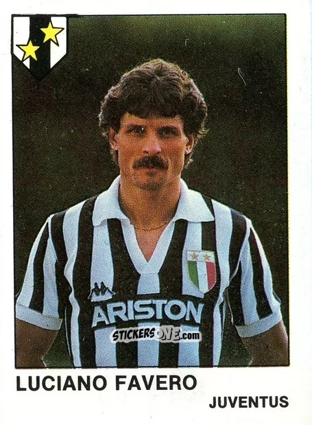 Cromo Luciano Favero - Calcio Flash 1985 n. 145 - Edizioni Flash