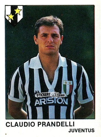 Cromo Claudio Prandelli - Calcio Flash 1985 n. 147 - Edizioni Flash