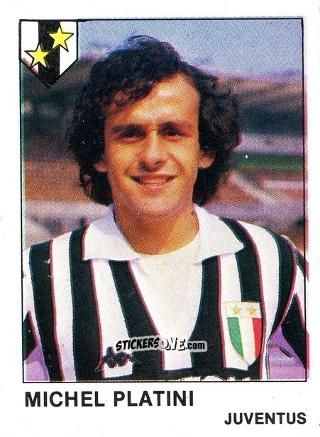 Cromo Michel Platini - Calcio Flash 1985 n. 152 - Edizioni Flash