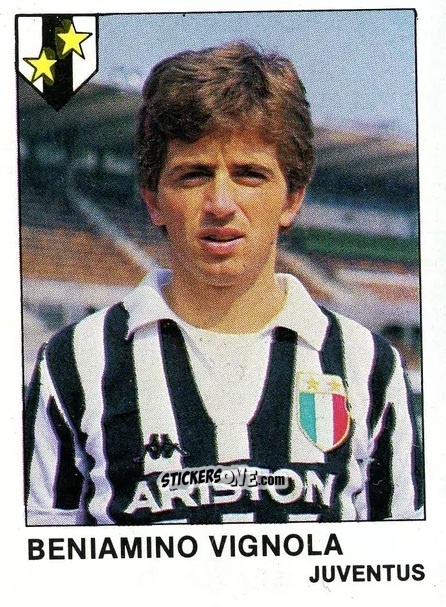 Cromo Beniamino Vignola - Calcio Flash 1985 n. 153 - Edizioni Flash