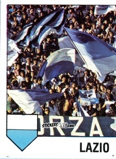 Cromo Squadra Lazio (puzzle 1) - Calcio Flash 1985 n. 157 - Edizioni Flash