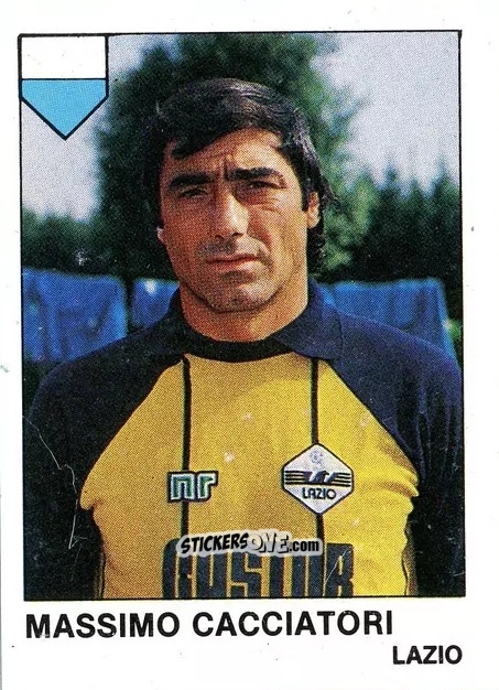 Figurina Massimo Cacciatori - Calcio Flash 1985 n. 160 - Edizioni Flash