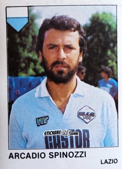 Cromo Arcadio Spinozzi - Calcio Flash 1985 n. 161 - Edizioni Flash