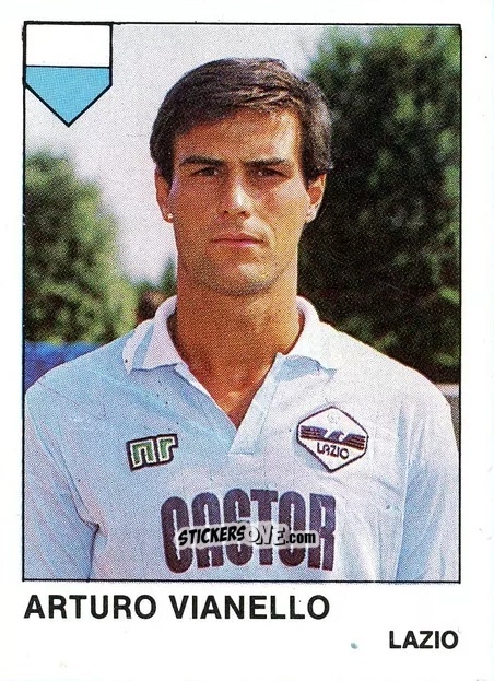 Cromo Arturo Vianello - Calcio Flash 1985 n. 162 - Edizioni Flash