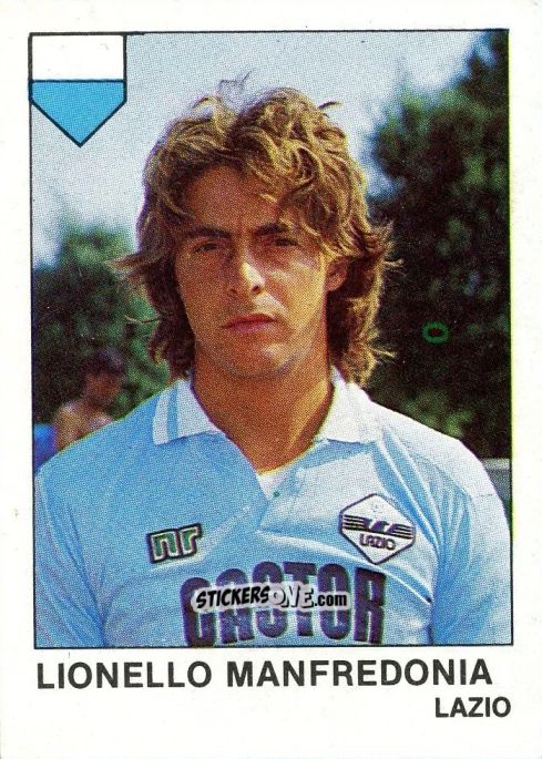 Cromo Lionello Manfredonia - Calcio Flash 1985 n. 167 - Edizioni Flash