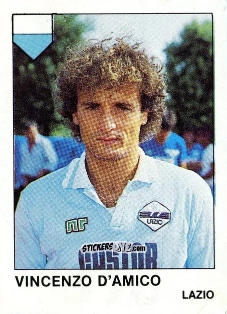 Cromo Vincenzo D'Amico - Calcio Flash 1985 n. 170 - Edizioni Flash