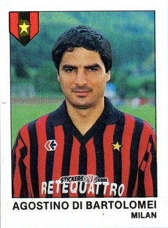 Cromo Agostino Di Bartolomei - Calcio Flash 1985 n. 188 - Edizioni Flash