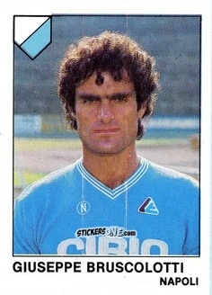Figurina Giuseppe Bruscolotti - Calcio Flash 1985 n. 199 - Edizioni Flash