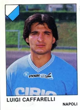Sticker Luigi Caffarelli - Calcio Flash 1985 n. 208 - Edizioni Flash