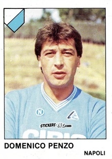 Sticker Domenico Penzo - Calcio Flash 1985 n. 212 - Edizioni Flash